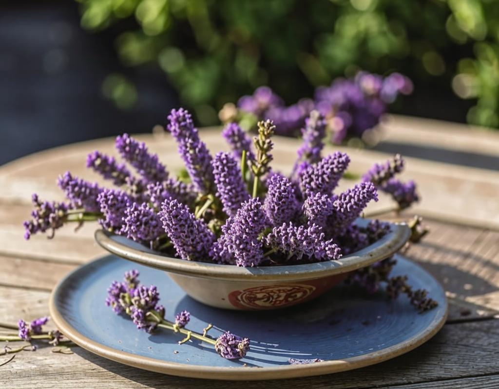 Lavendel i full blom